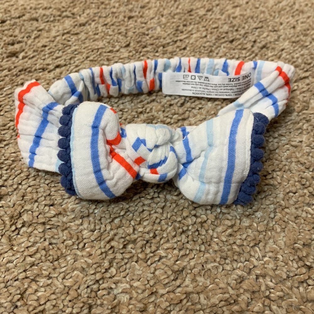 Baby girl summer muslin romper with bow - Picture 4 of 4